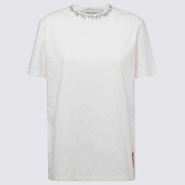 Golden Goose 100% cotton t-shirt in white