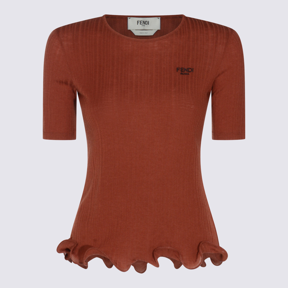 Fendi Sweaters Rust _wv