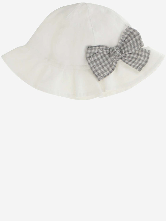 Il Gufo Hats White Tessuto Lino\fodera Cotone