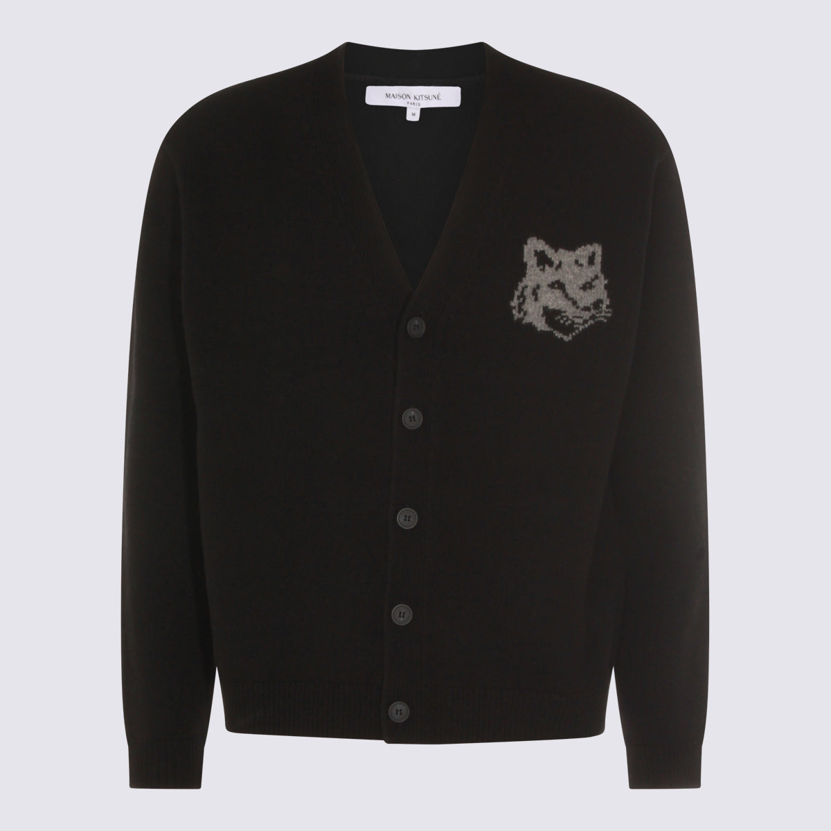 MAISON KITSUNE Sweaters Black/medium Grey Melange _wo