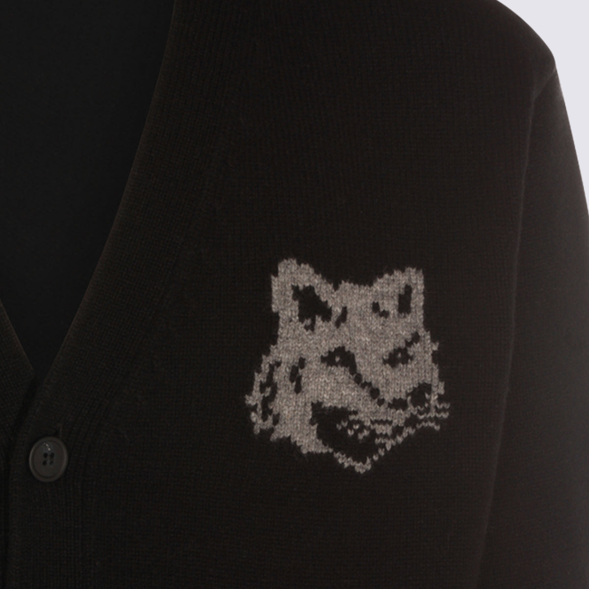 MAISON KITSUNE Sweaters Black/medium Grey Melange _wo