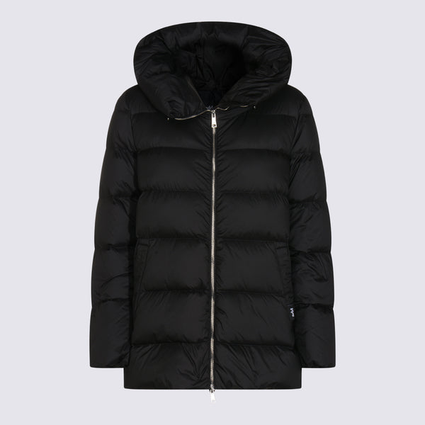 Add 100% Polyamide down jacket in black