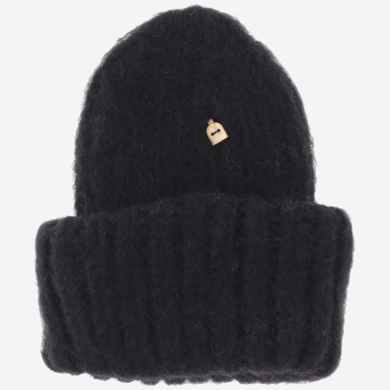 MYSSY Hats Black Finnshep Wool