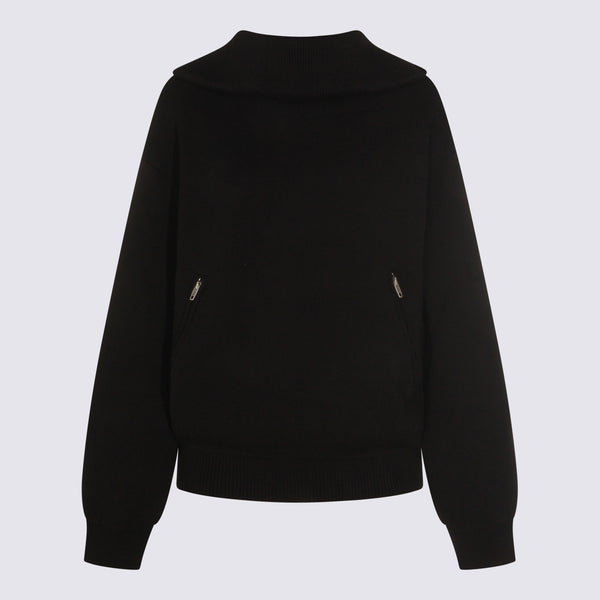 Balenciaga 100% Cotton sweater in black
