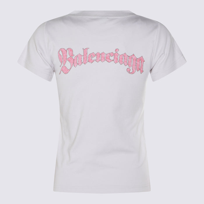 Balenciaga T-shirts and Polos Dirty White _100 % Co