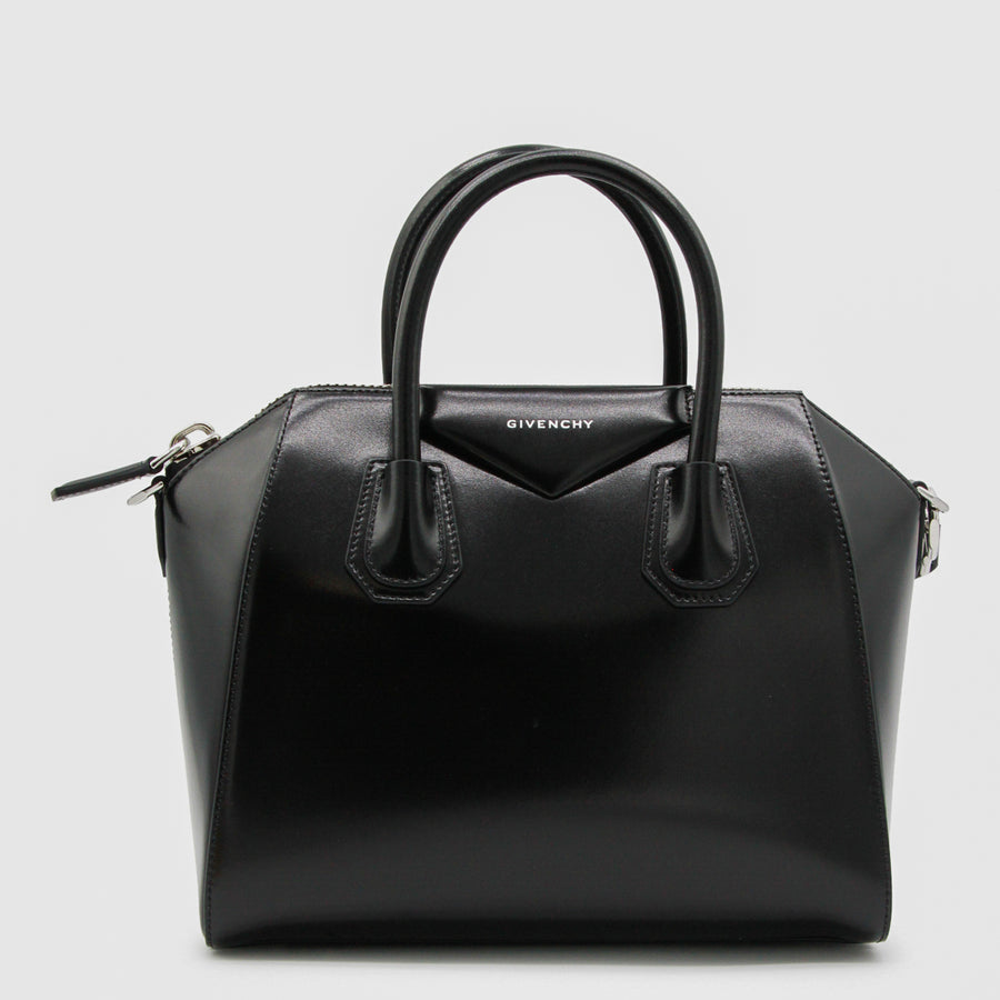 Givenchy Leather top handle bag in black