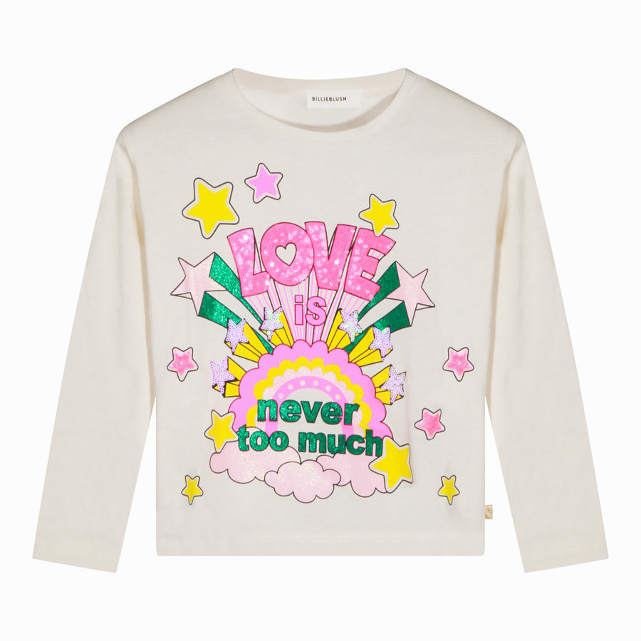 Billieblush 100% Cotton sweater in beige