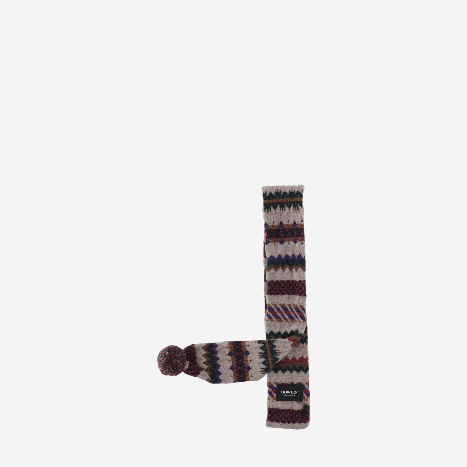 Howlin Scarfs Red Wool