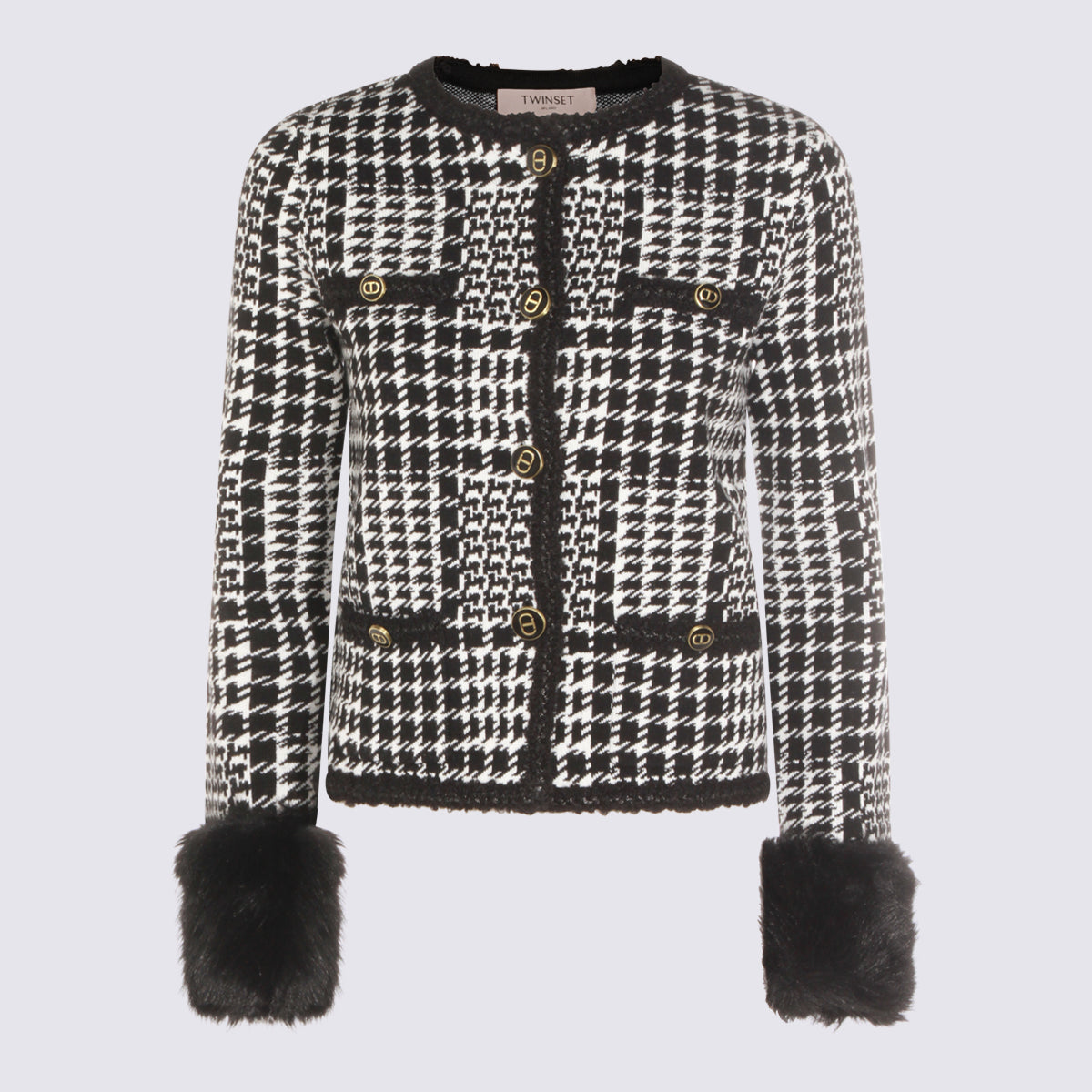Twin-set Jackets Check Neve/nero _pl