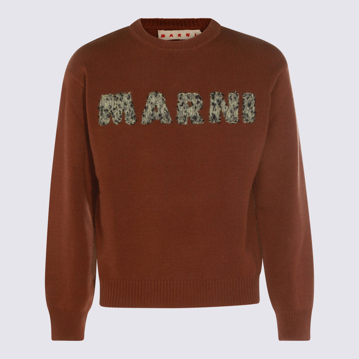 Marni Sweaters Maroon _wv