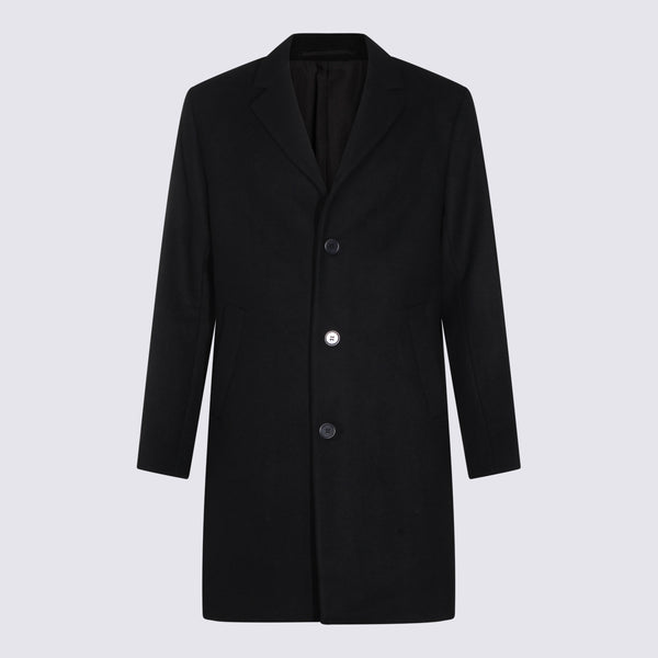 Nn.07 100% Polyamide coat in black