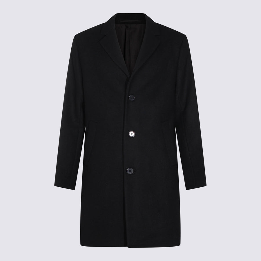Nn.07 100% Polyamide coat in black