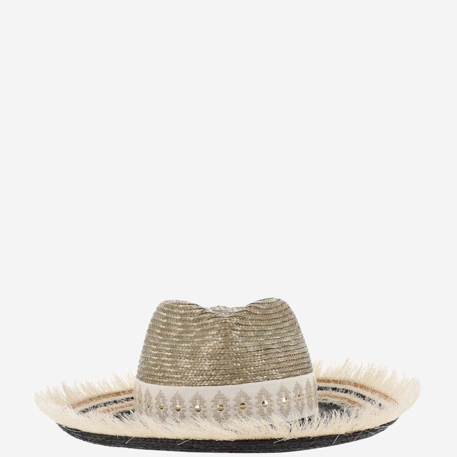 FERRUCCIO VECCHI Hats Red Paglia