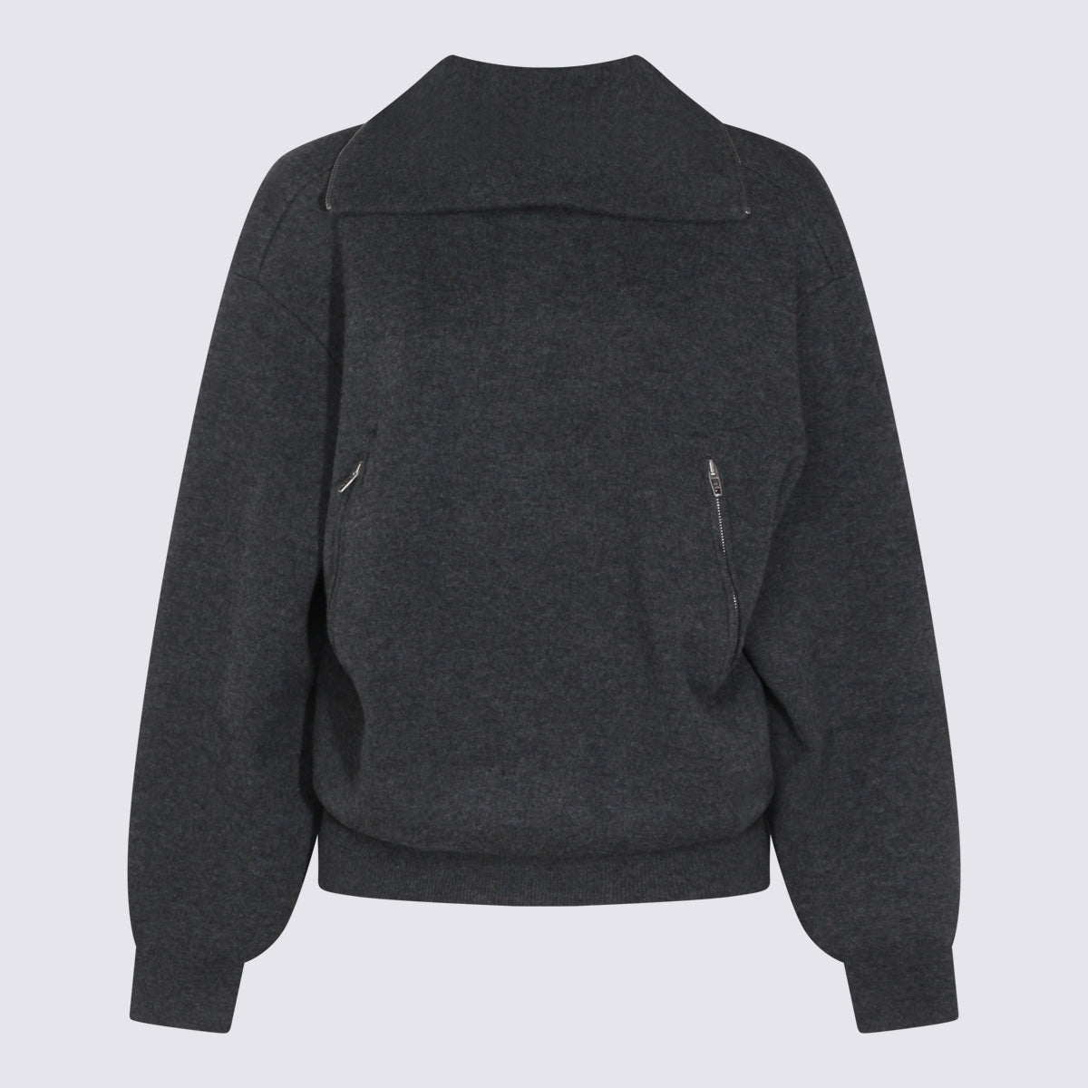 Balenciaga Sweaters Dark Heather Grey _wo Pa Ea