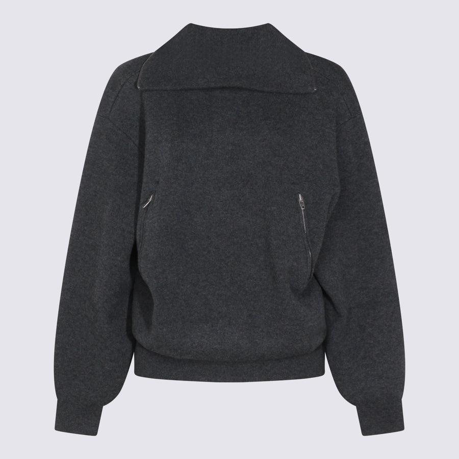 Balenciaga 95% Wool sweater in gray