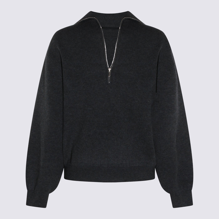 Balenciaga Sweaters Dark Heather Grey _wo Pa Ea