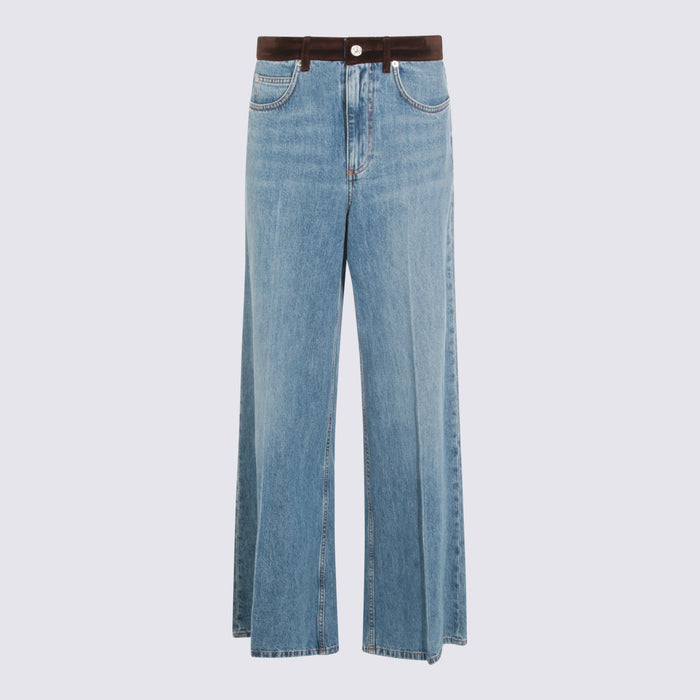 Marni Jeans Deep Blue _100 % Co