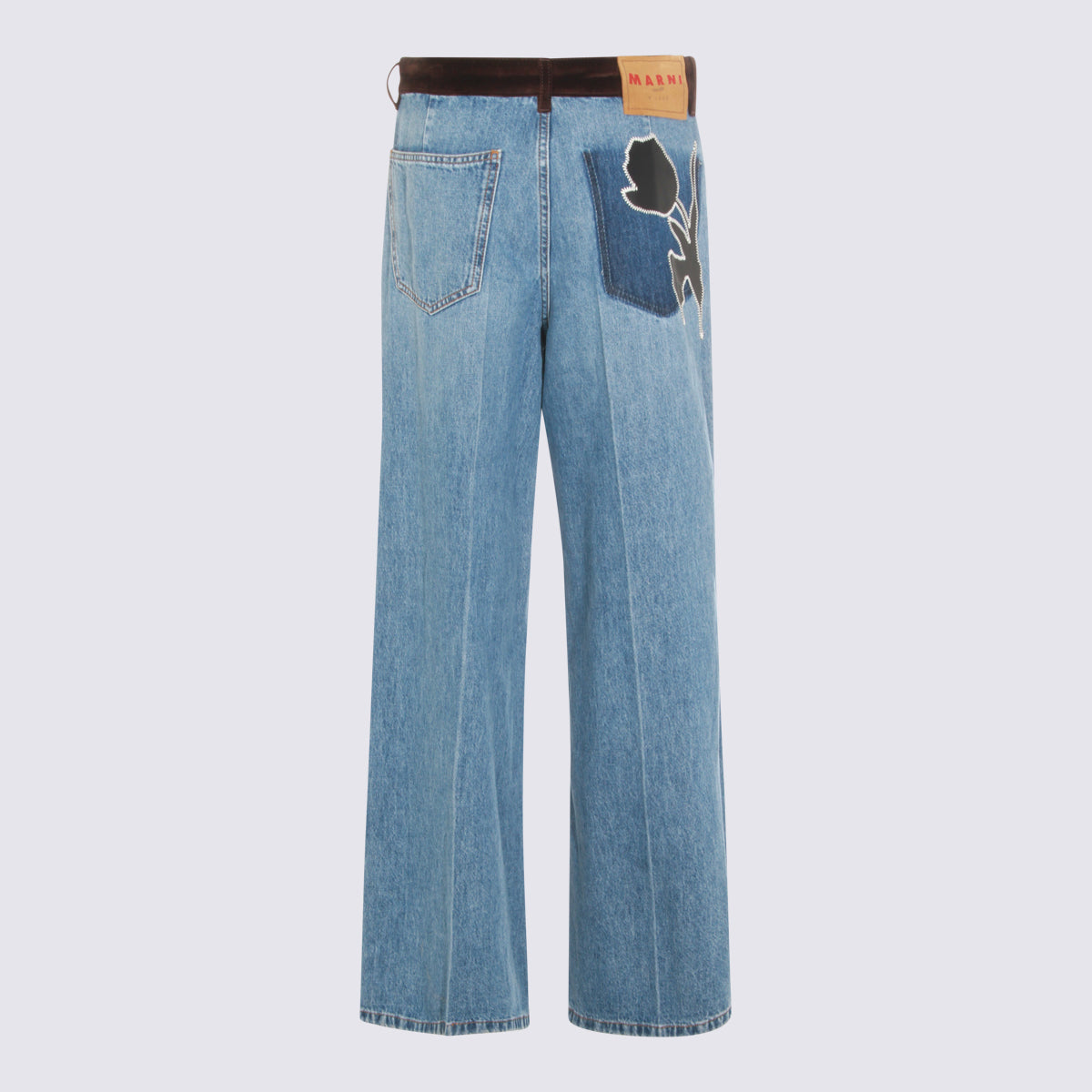 Marni Jeans Deep Blue _100 % Co