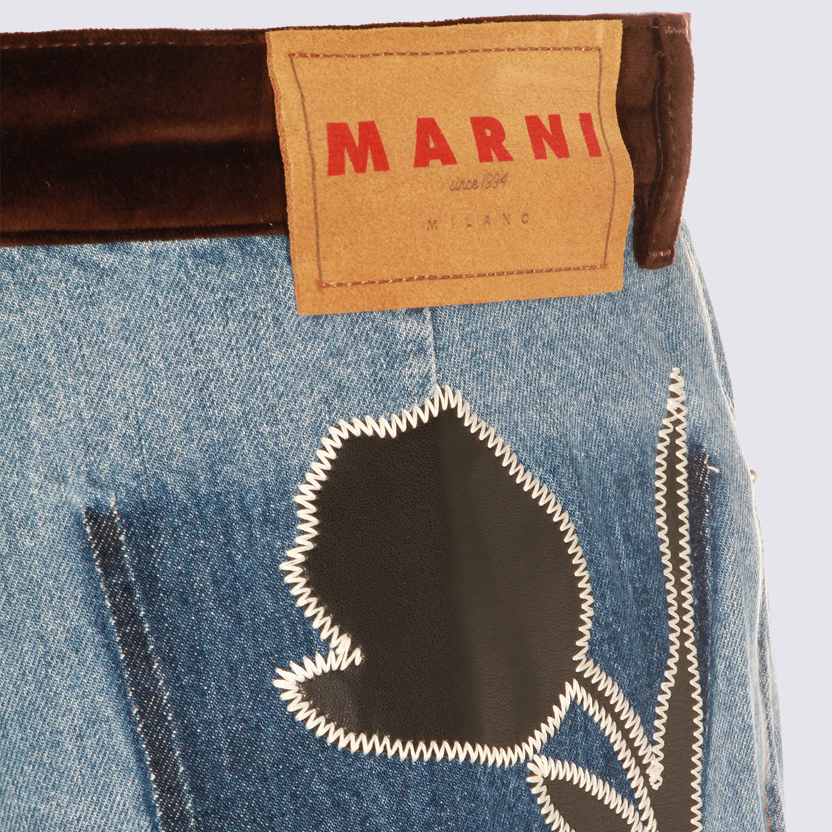 Marni Jeans Deep Blue _100 % Co