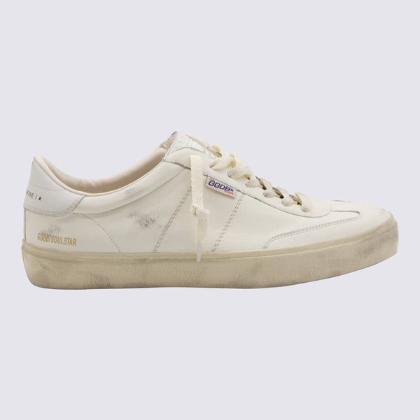 Golden Goose Leather upper sneaker in white