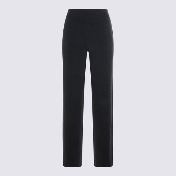 Aya Muse 75% wool trousers in charcoal