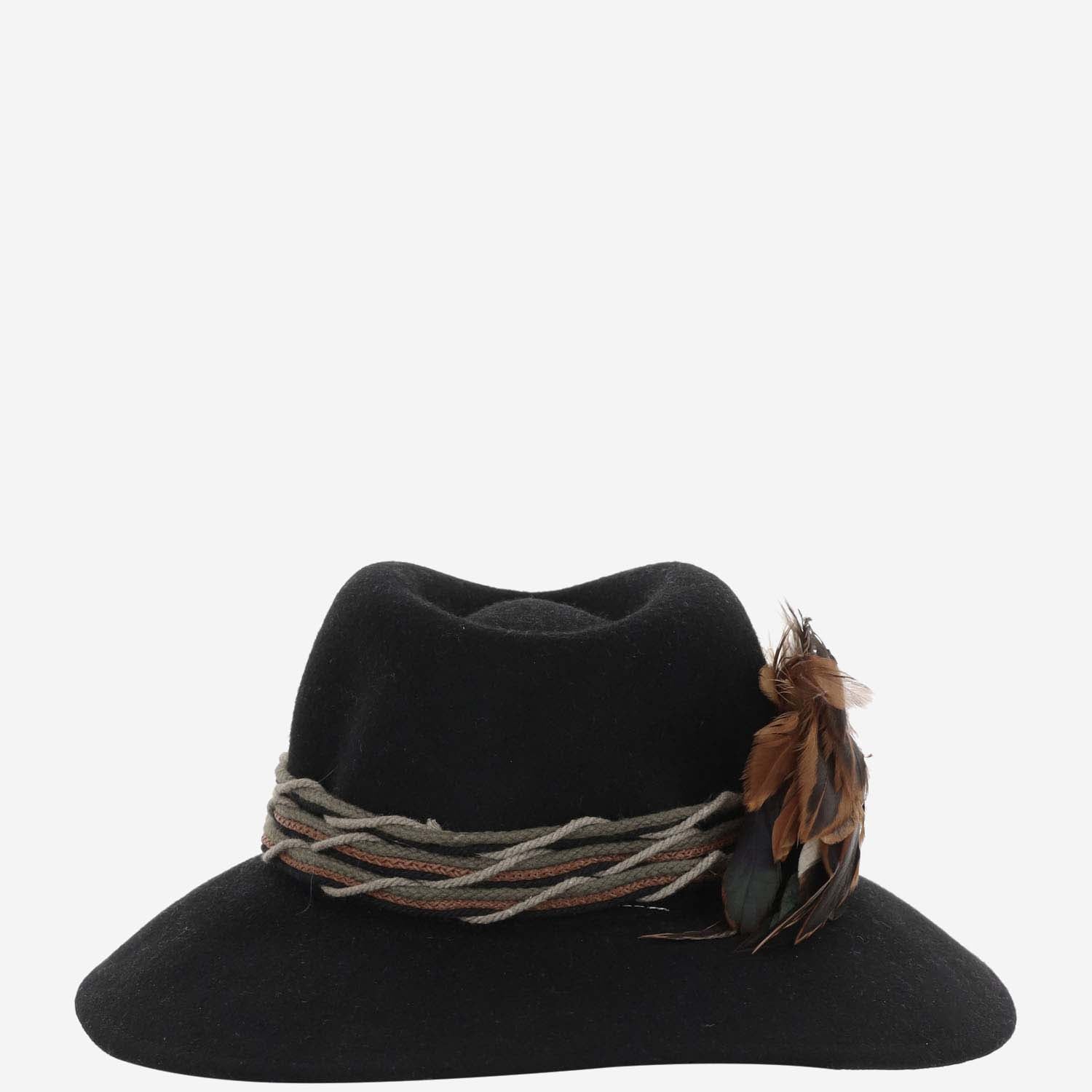 ALEXIA ALVAREZ DE TOLEDO Hats Black Lana