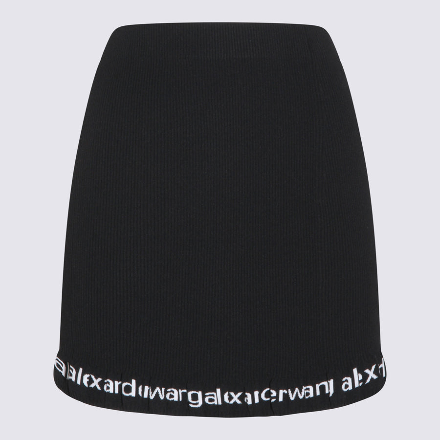 Alexander Wang 100% Cotton skirt in black