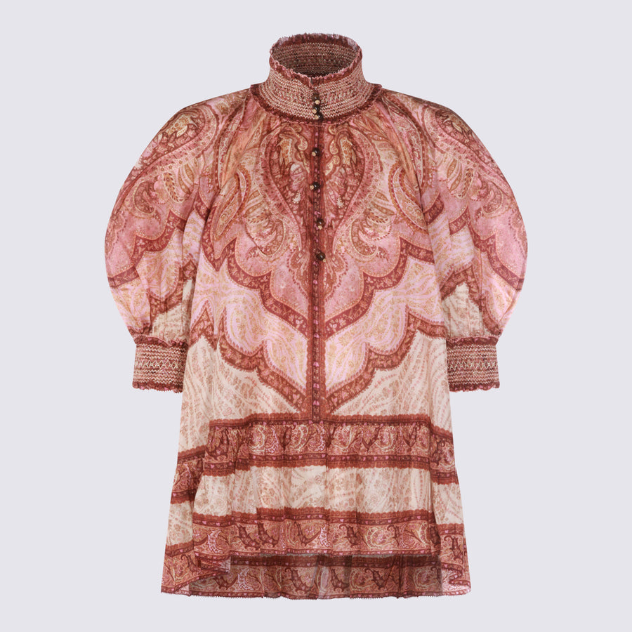Zimmermann 100% Silk blouse in red
