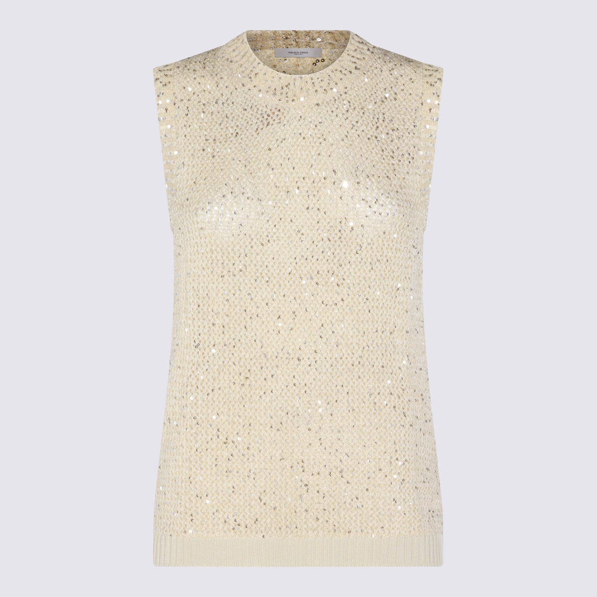 Golden Goose Sweaters Heritage White _100 % Co