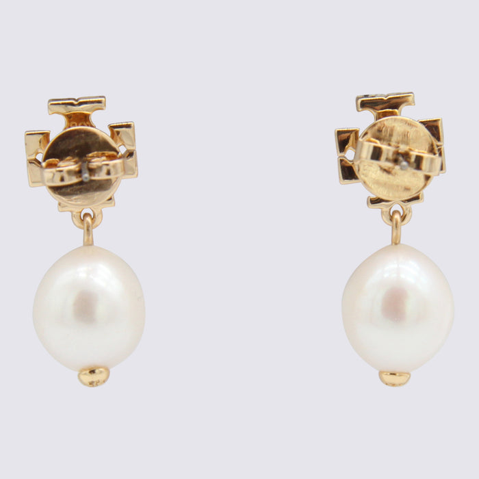 Tory Burch Bijoux Gold/ivory _brass Pearl Titanium