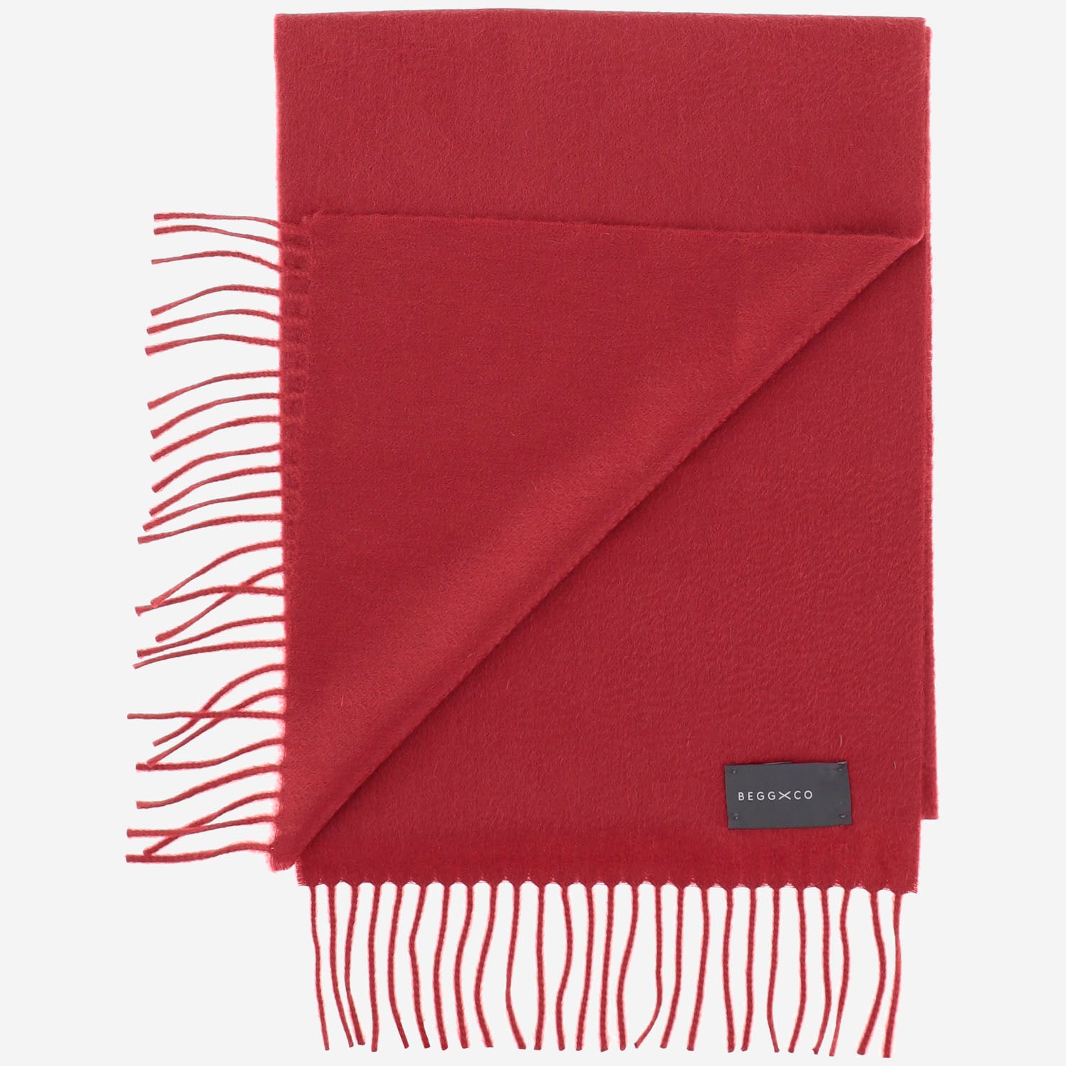 ALEX BEGG Scarfs Red Cashmere