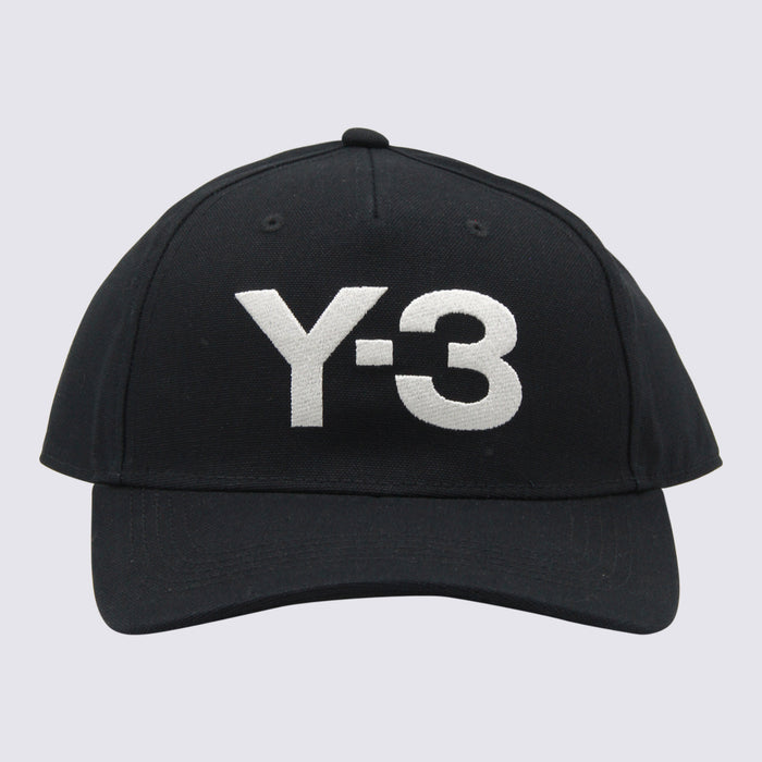 Y-3 Hats Black _100 % Co