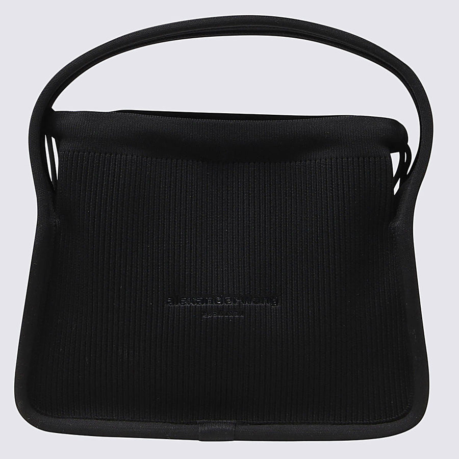 Alexander Wang 100% cotton shoulder bag in black