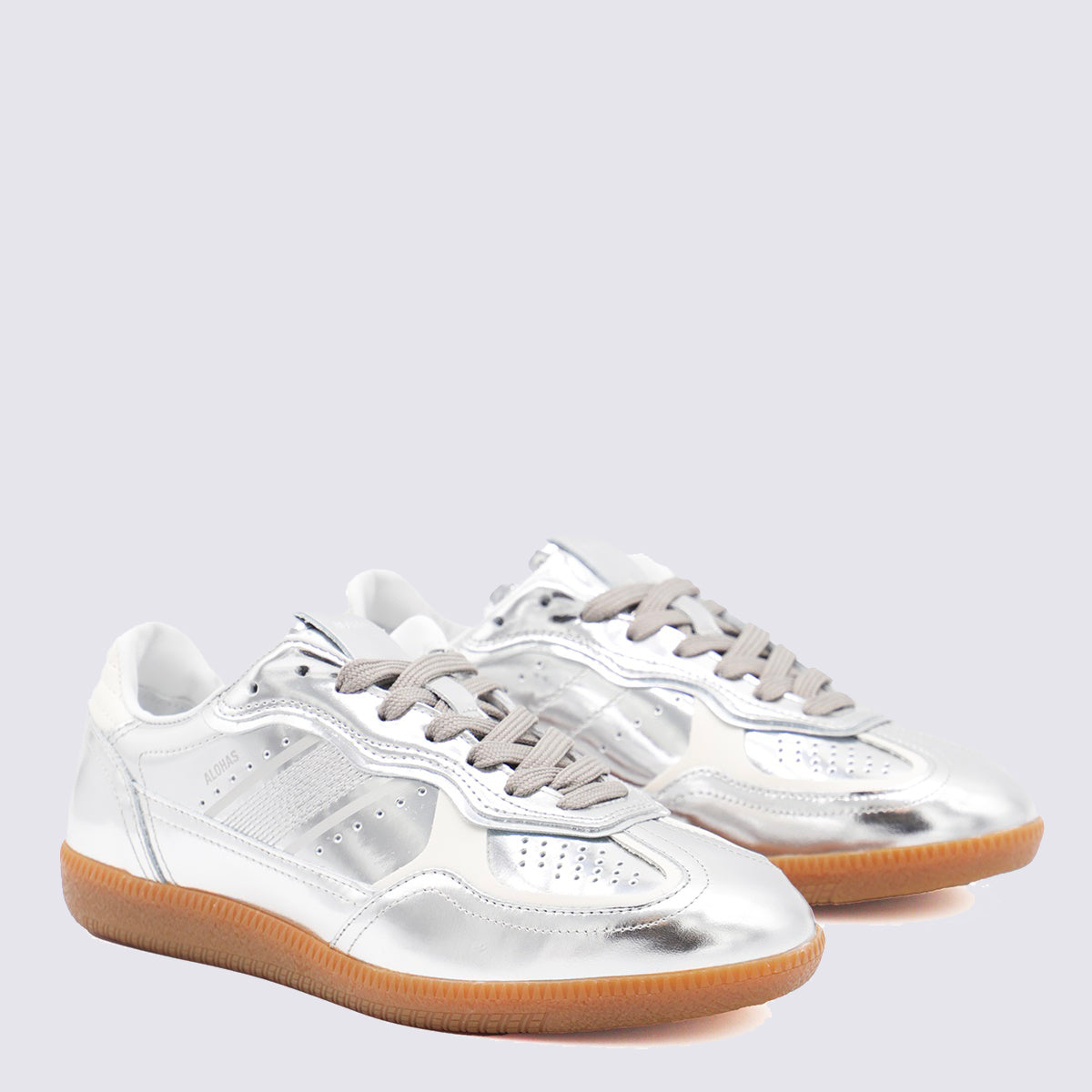 ALOHAS Sneakers Rife Shimmer Silver Cream _cover Le Sole El