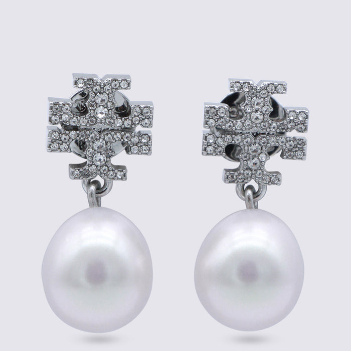 Tory Burch Bijoux Silver/pearl _brass Glass Cubic Titanium
