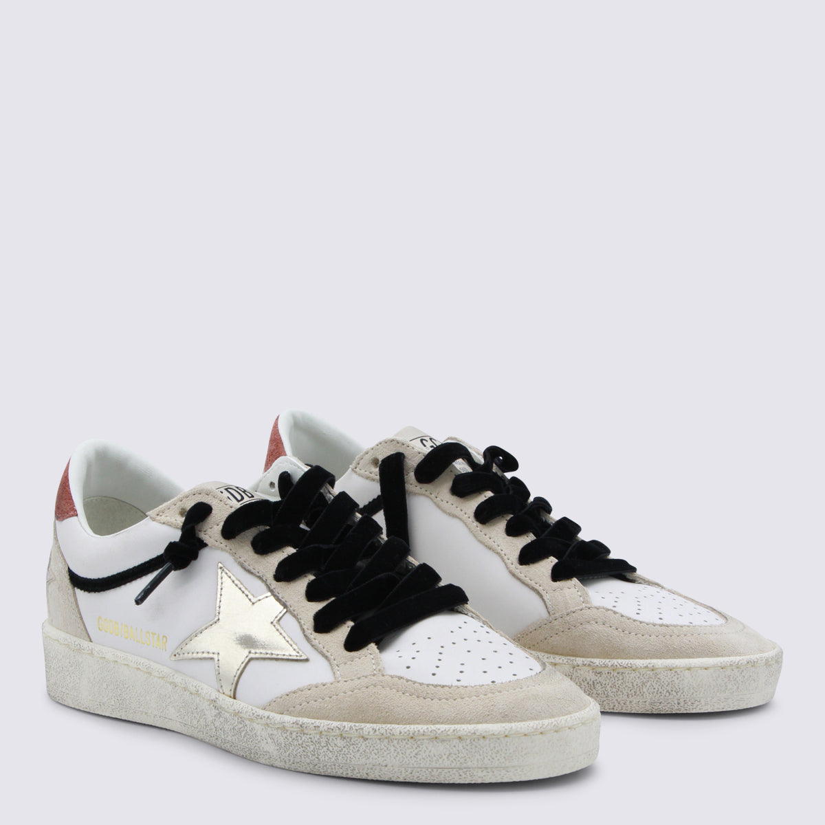 Golden Goose Sneakers White/beige/platinum Rust _cover Tex/le - Sole El