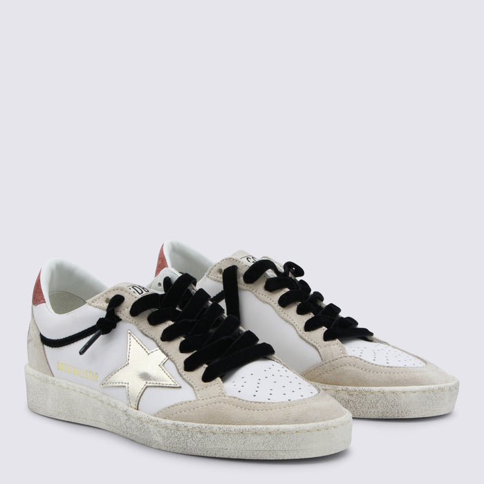 Golden Goose Sneakers White/beige/platinum Rust _cover Tex/le - Sole El