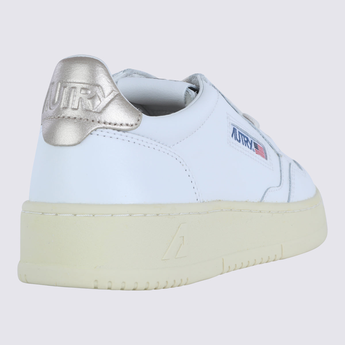 AUTRY Sneakers Leat/leat Wht/gold _cover Le Sole El