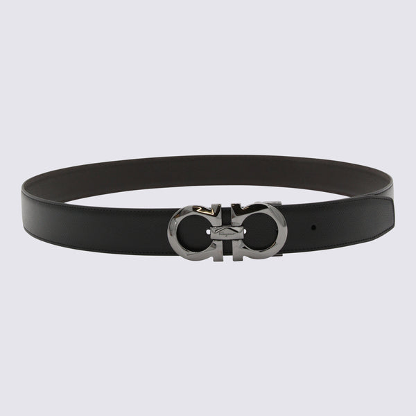 Ferragamo 100% Leather belt in black