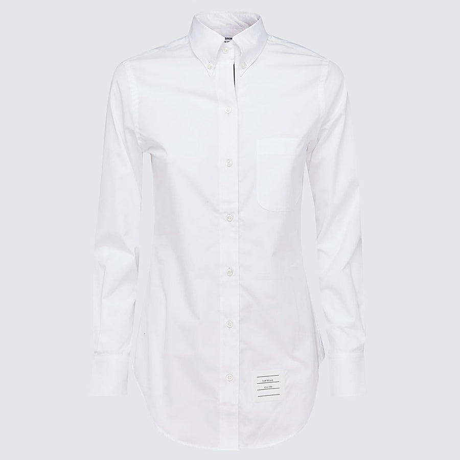 Thom Browne 100% Cotton shirt in white