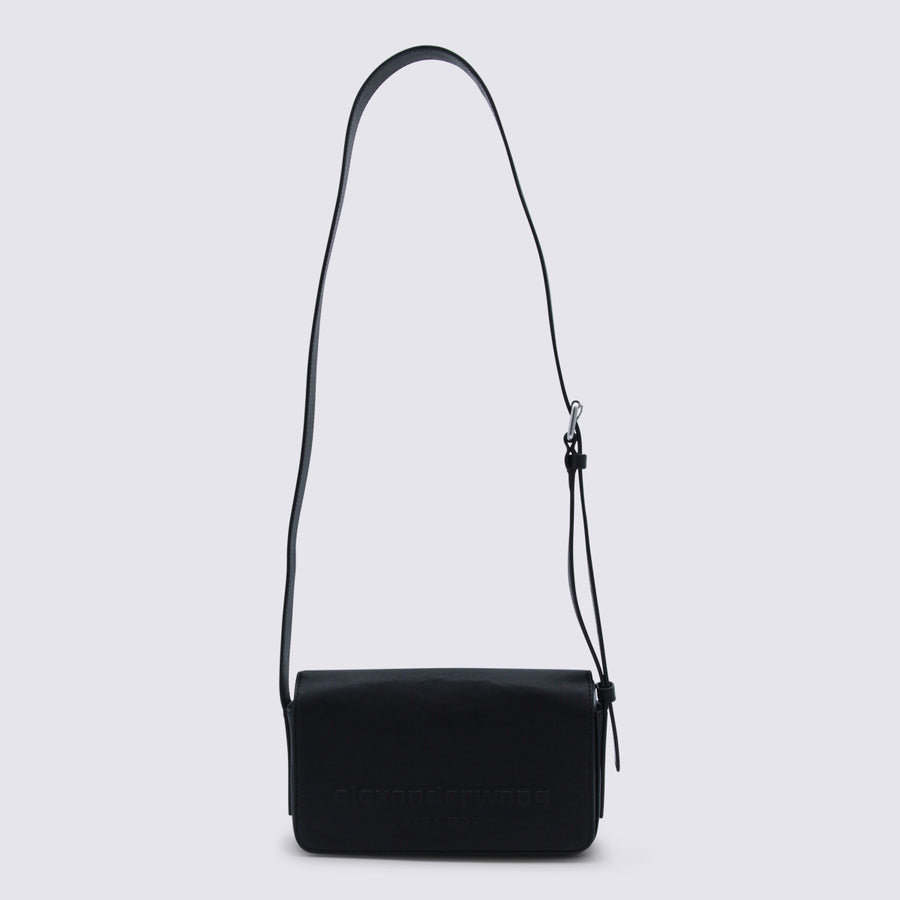 Alexander Wang 100% Leather shoulder bag in black