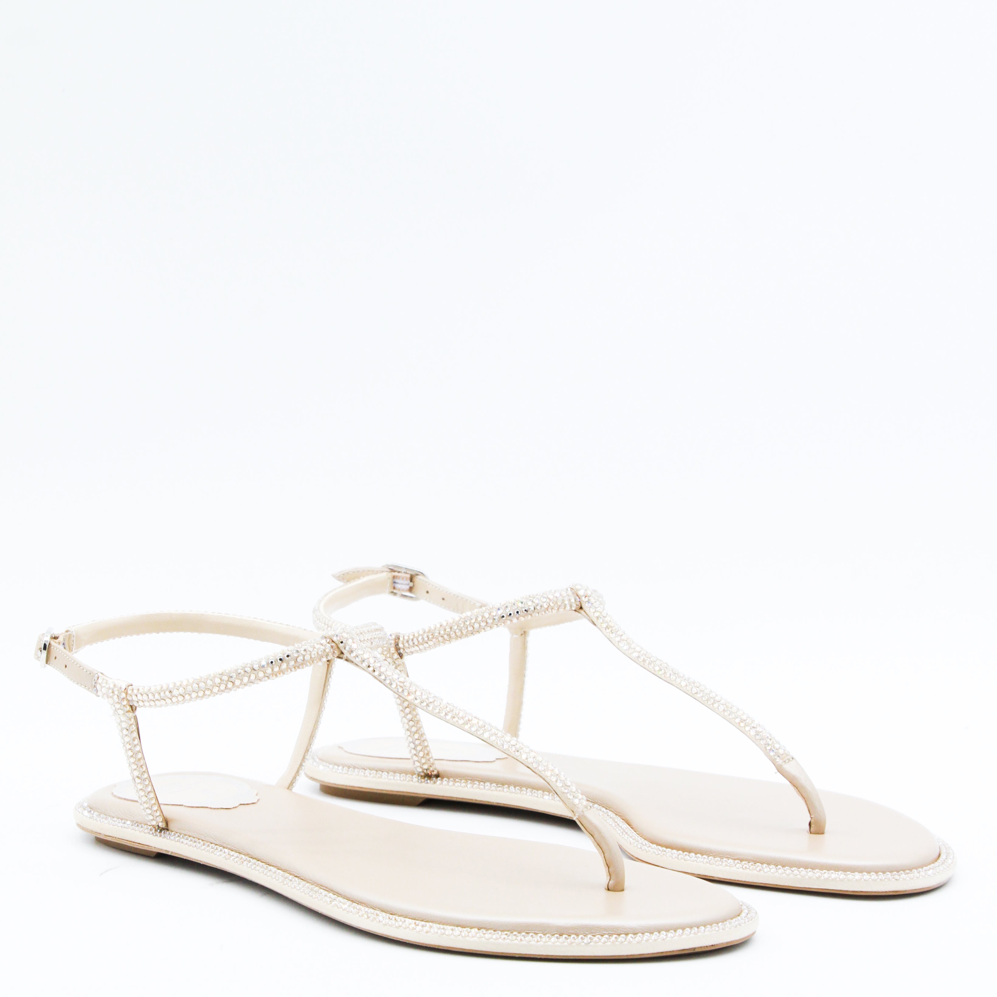 René Caovilla Flat shoes Beige _cover Le Sole El