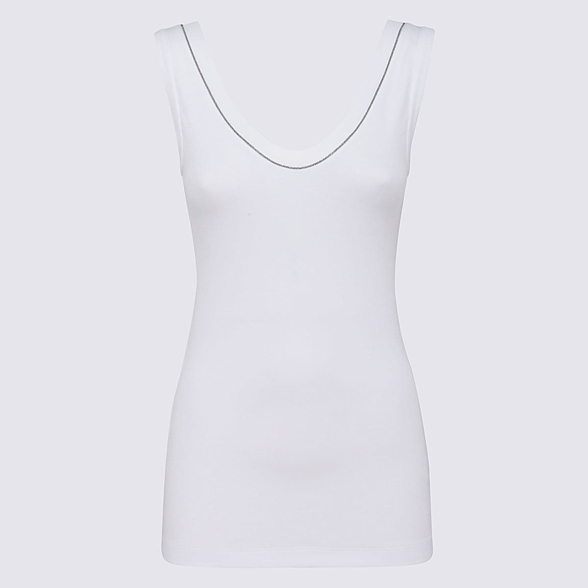 Brunello Cucinelli Top White _co Ea