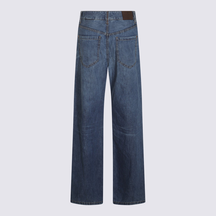 Brunello Cucinelli Jeans Med Wash Denim _co