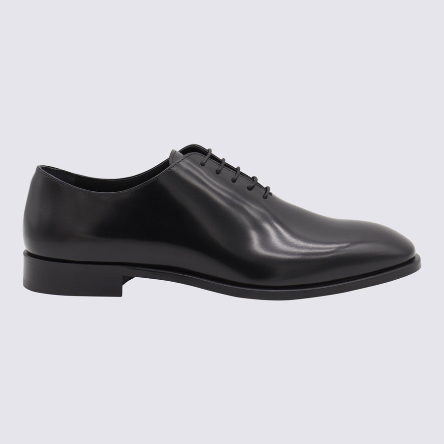 Canali 100% Leather oxford in black