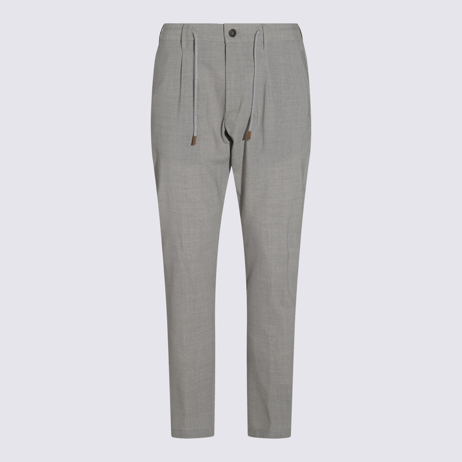 Eleventy 96% Virgin Wool trousers in gray