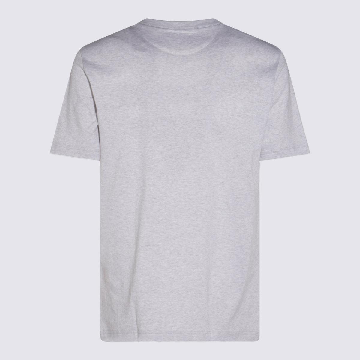 Eleventy T-shirts and Polos Grigio-bianco _100 % Co