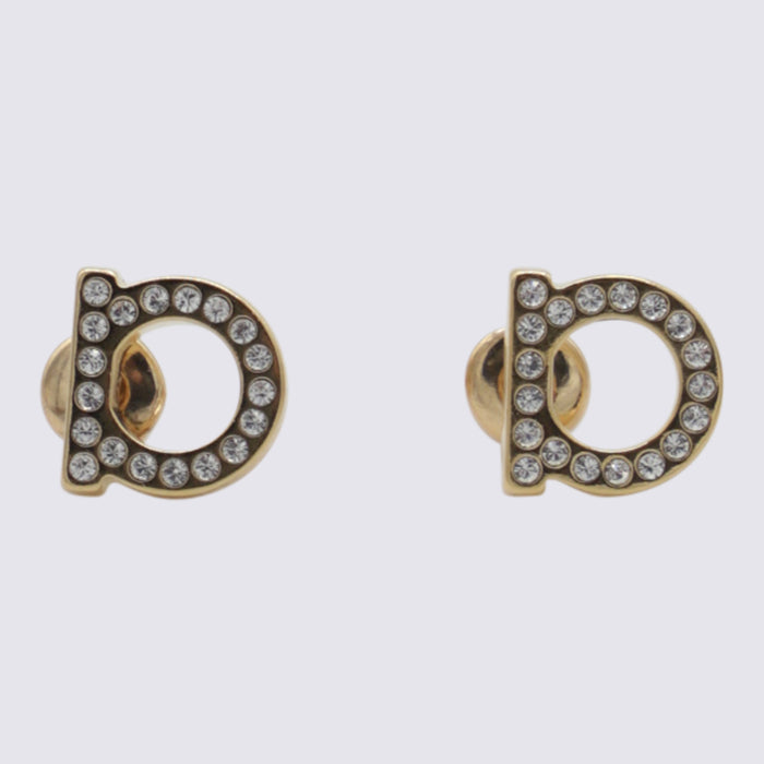 Ferragamo Bijoux Golden _brass Glass