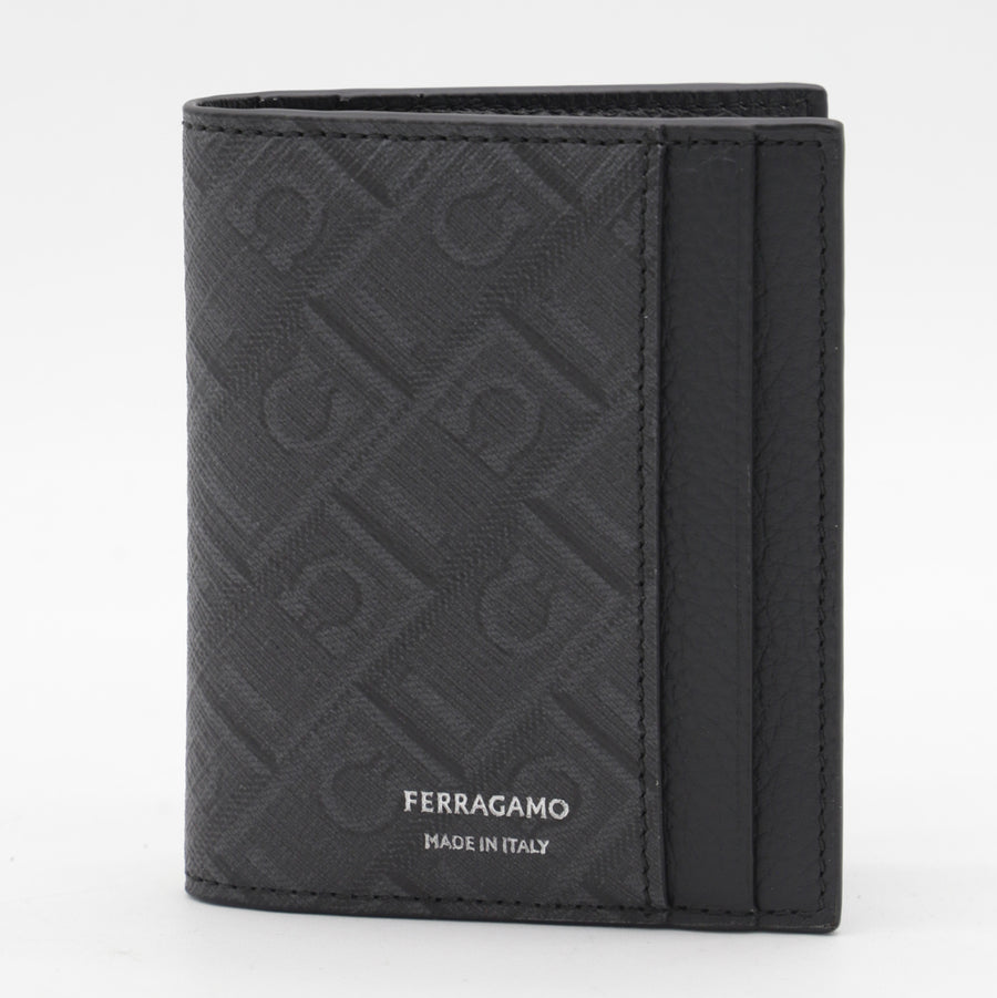 Ferragamo 90% FA 10% LE wallet in gray