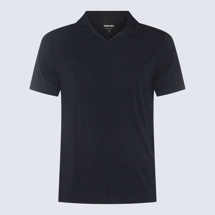 Giorgio Armani T-shirts and Polos Blue